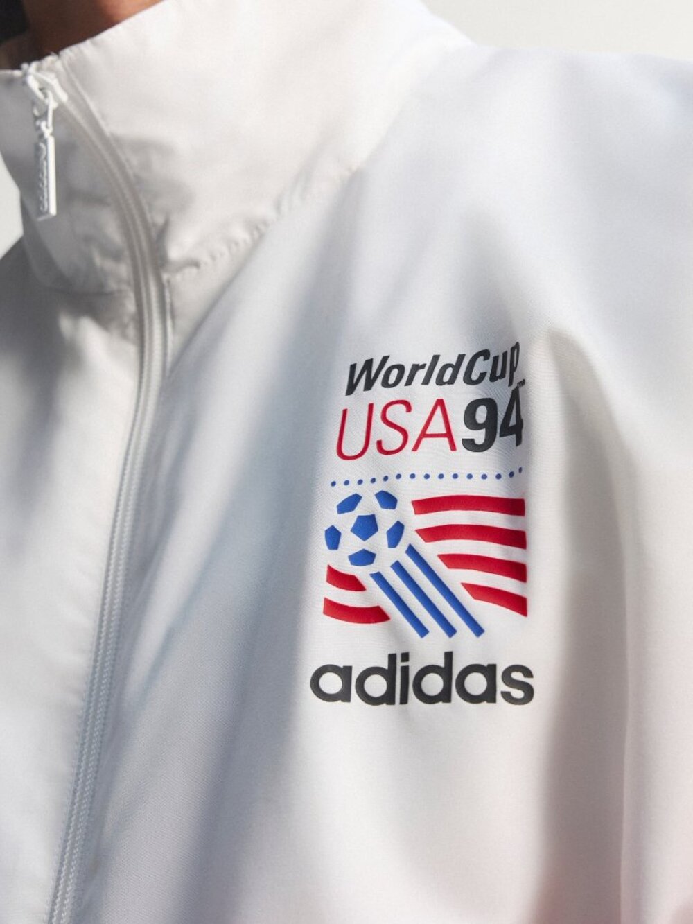 NEW Adidas Mens S USA 94 Graphic Woven Track Top retro soccer vintage zip sports - Picture 3 of 6